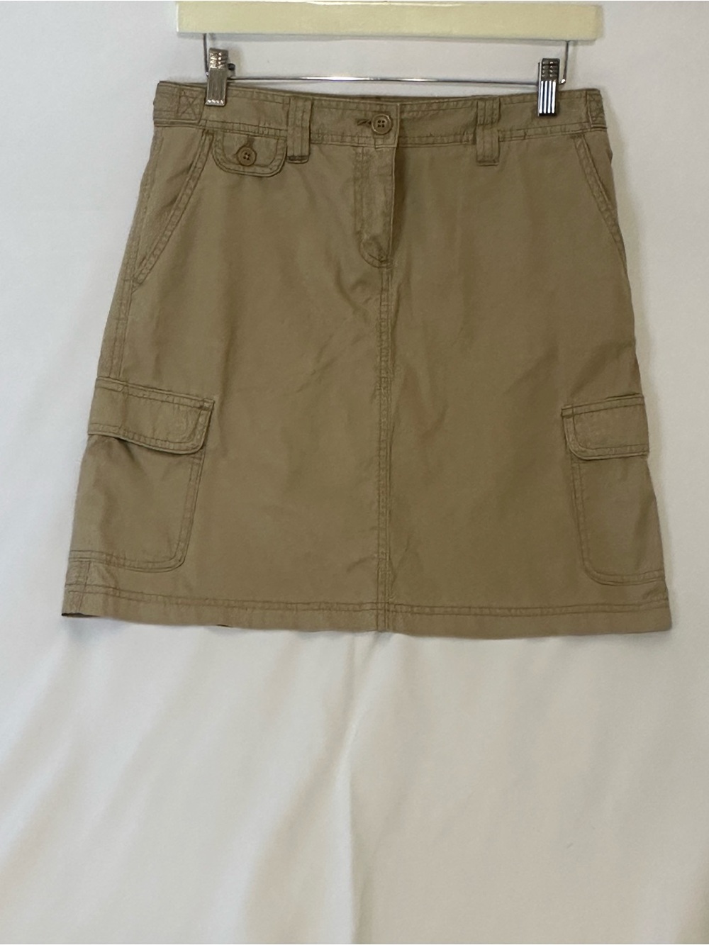 J. Crew Tan Cargo Pencil Skirt